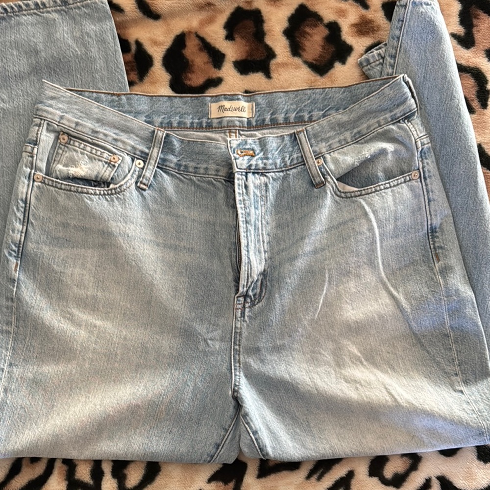 Madewell Blue Straight Leg Jeans Vintage Style